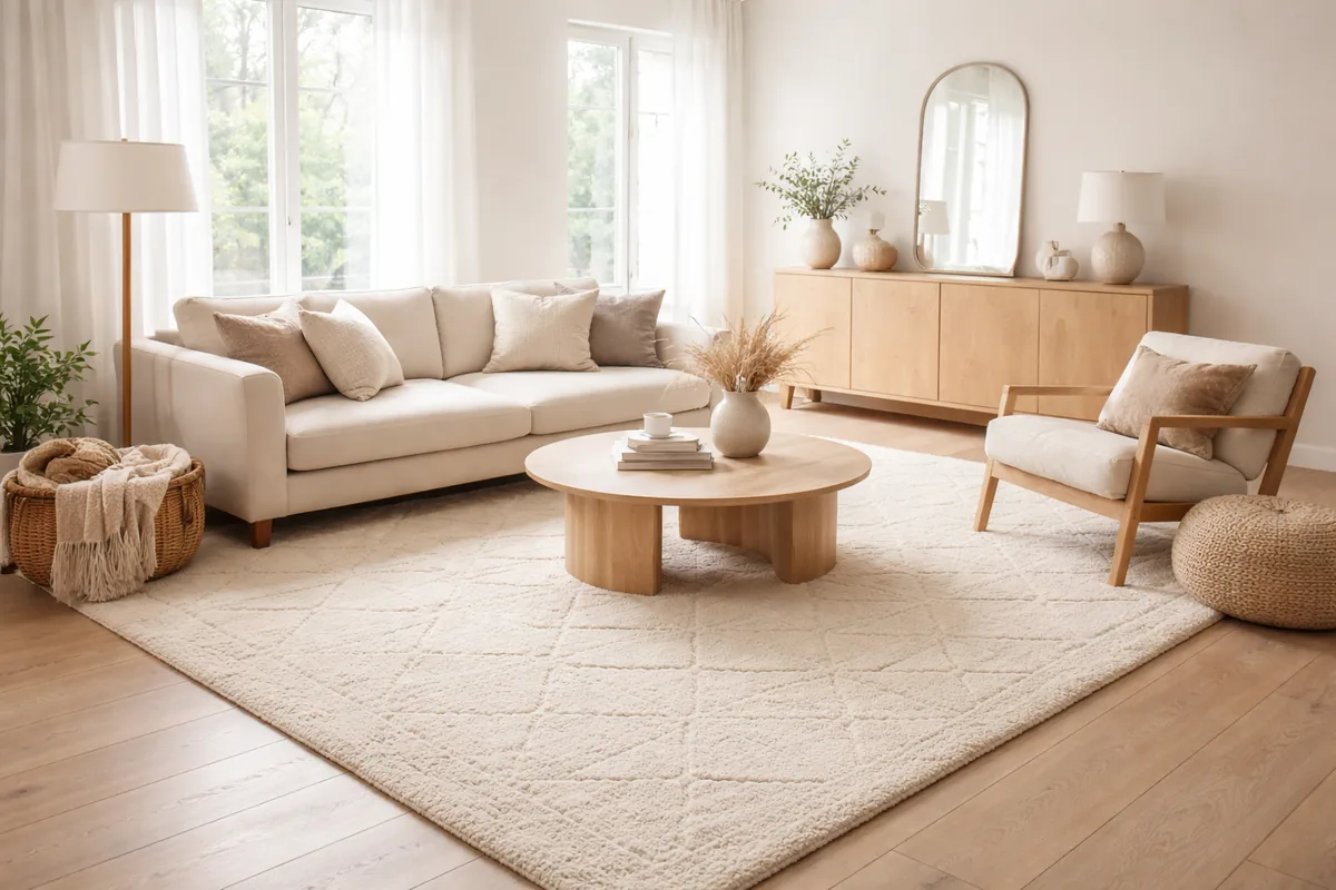 Faut-il opter pour un tapis en laine pour un salon accueillant