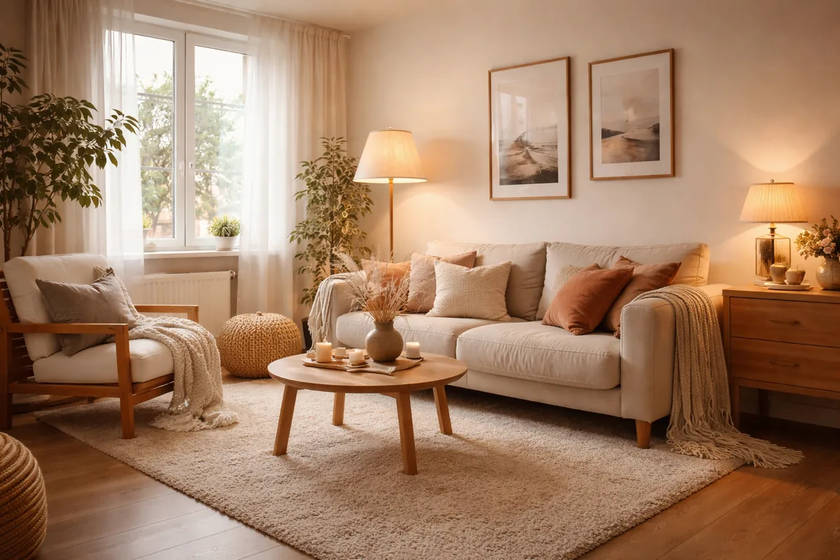 Comment créer une ambiance cosy dans un salon de 20 m²